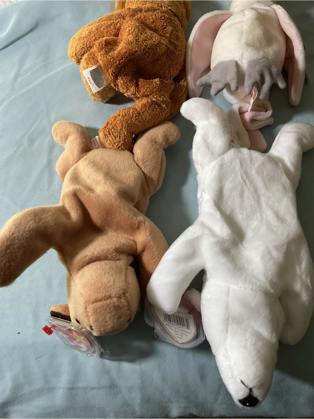 Lot of 4 Ty beanie babies